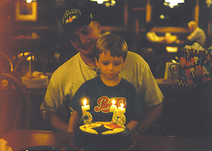Anthony & Dad share birthdays a day apart